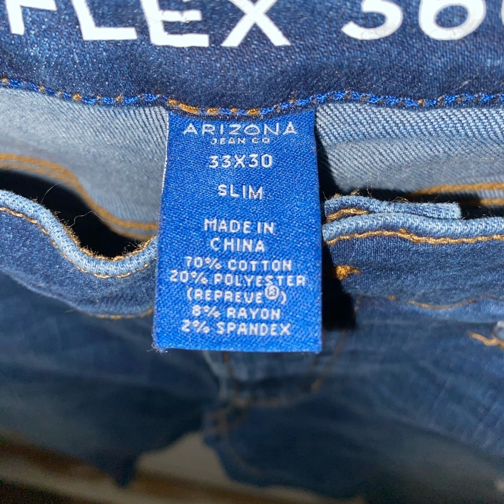 Men's Blue Denim Jeans - Picture 4 of 10